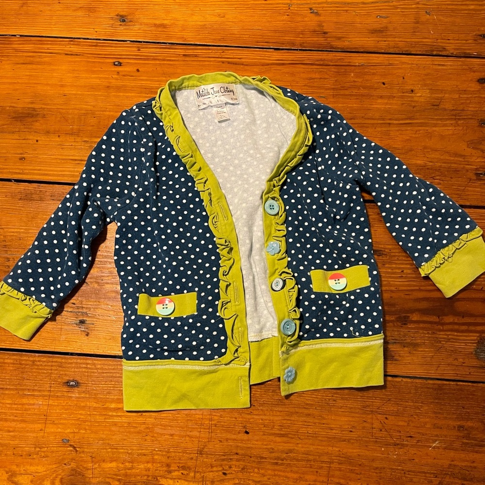 Matilda Jane toddler Button up / Jacket Size 2